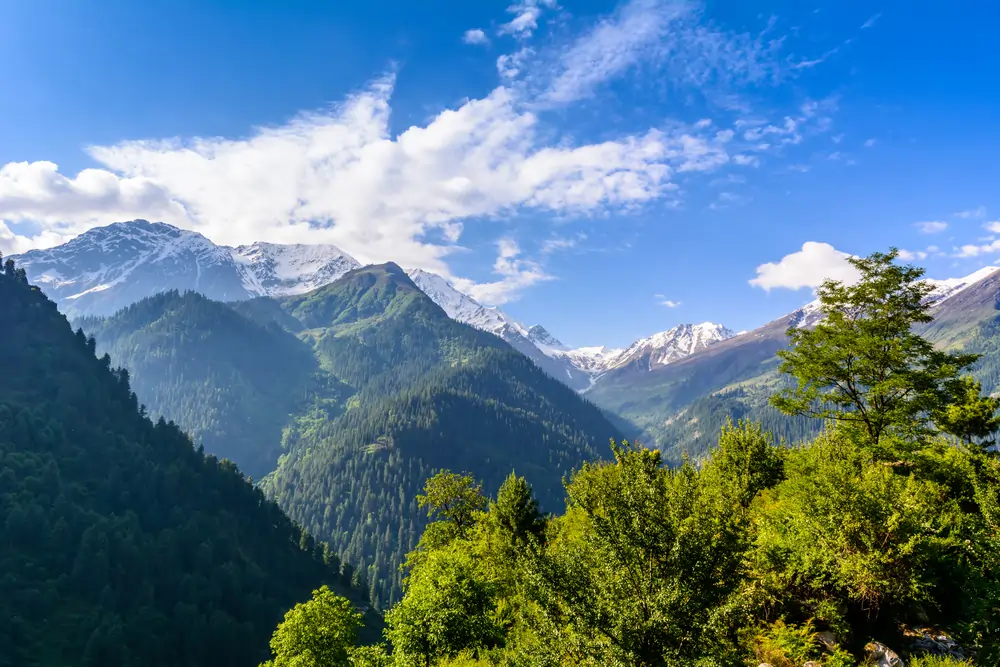 Beautiful Himalayas landscape India Desert Holidays